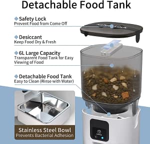 Automatic Cat Food Dispenser Pic 5